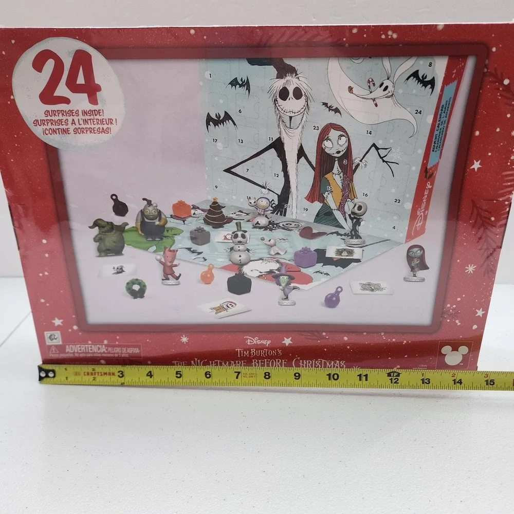 Tim Burton's The Nightmare Before Christmas Advent Calendar, 24 Surprises